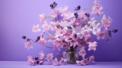 soft flower purple background