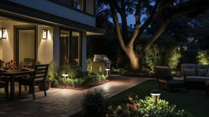 led outdoor lighting home