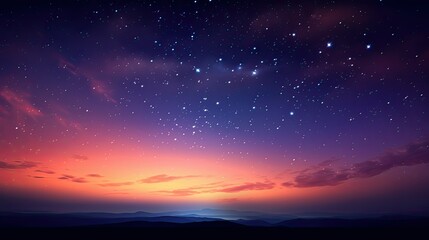 Naklejka premium sky stars gradient