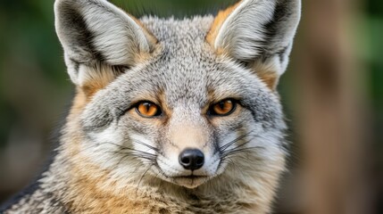 Obraz premium stealth grey fox