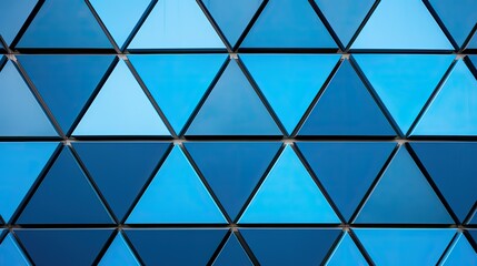 building blue geometric