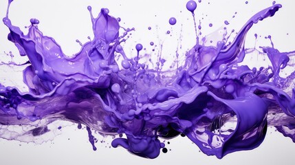 dynamic purple splashes