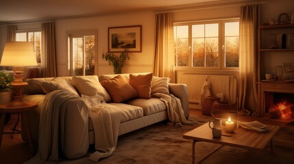 Fototapeta premium cozy light kelvin temperature