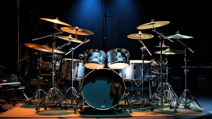 Fototapeta premium drums musical equipment