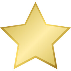 Obraz premium Star Shape of Elegant and Exclusive Decorative Ornament with Gold Shades