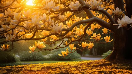 tree golden magnolia