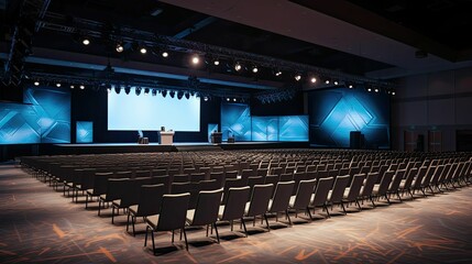 stage convention center interior