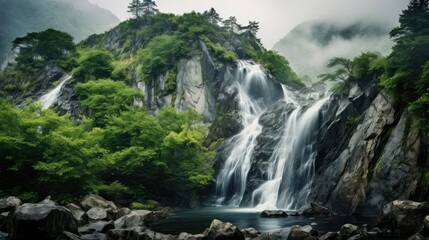 Fototapeta premium slope gray mountain