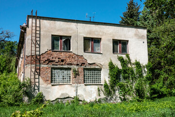 Old abandoned building of the former medical spa Sobrance Slovakia