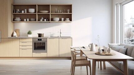 Fototapeta premium hygge scandinavian interior design