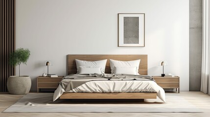 stylish bed interior
