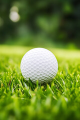 Obraz premium close up of golf ball 