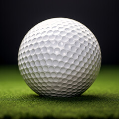 close up of golf ball by professional photographer