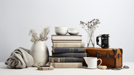 life grey white background