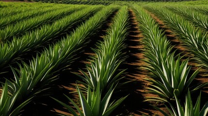Fototapeta premium soothing aloe vera plants