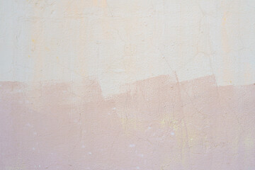 Traces of paint on old white plaster. Abstract construction background.