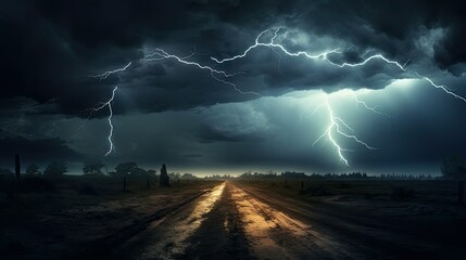 ominous light to dark