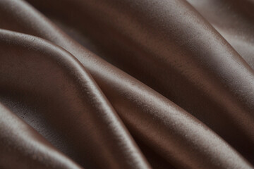 Fototapeta premium Close-up view of beautiful shimmering satin fabric