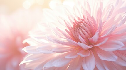 pastel light pink flower