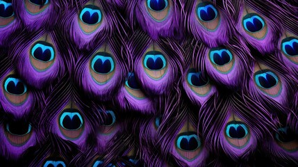 Obraz premium vibrant purple black