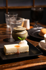 喫茶店のケーキ