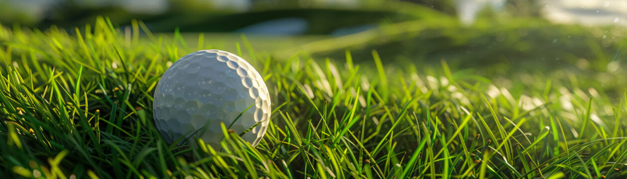 golf ball in the rough 