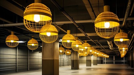 fixtures parking garage lights