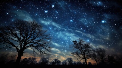 Fototapeta premium comet stars planets