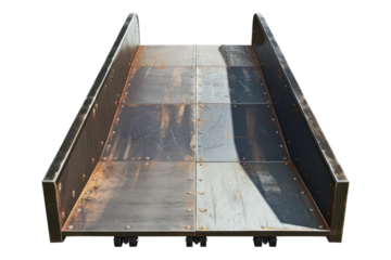 Skateboard ramps isolated on transparent background