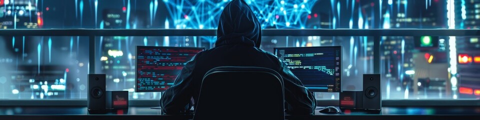 Fototapeta premium The Concept of Hacking