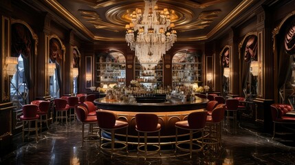 elegant bar interior