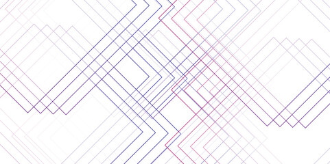  Abstract colorful modern technology design background. Blue and white futuristic architecture blueprint concept. Digital geometric connection blue lines with squares.