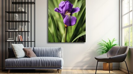 petal purple iris