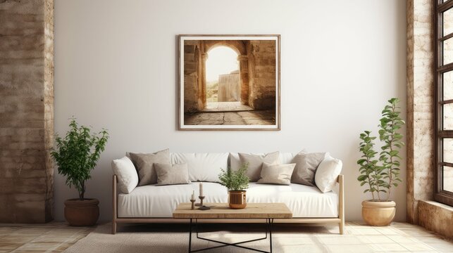 vintage blurred home interior wall