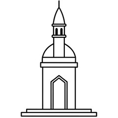 modern mosque tower, stylish modern mosque, (18)