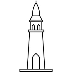modern mosque tower, stylish modern mosque, (16)