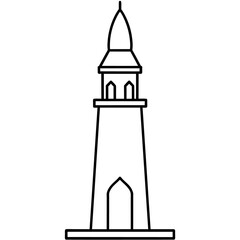 modern mosque tower, stylish modern mosque, (16)