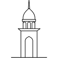 modern mosque tower, stylish modern mosque, (21)