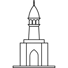 modern mosque tower, stylish modern mosque, (22)