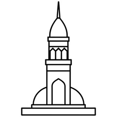 modern mosque tower, stylish modern mosque, (27)