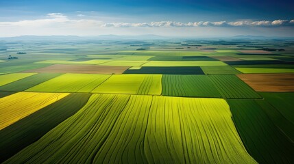 harvest agriculture ariel