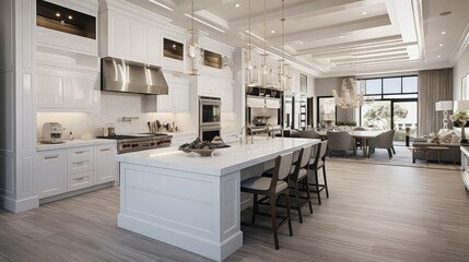 kitchen luxury home interior white