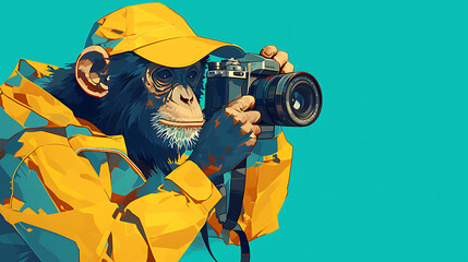 Snapshot Savvy: Monkey with a Camera and Style