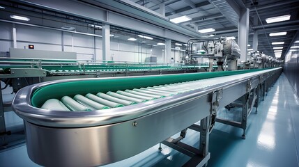 Obraz premium food modern conveyor belt