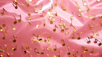 vibrant gold and pink background