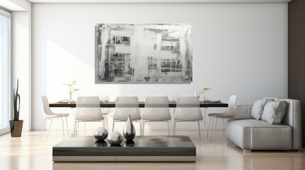bold silver abstract