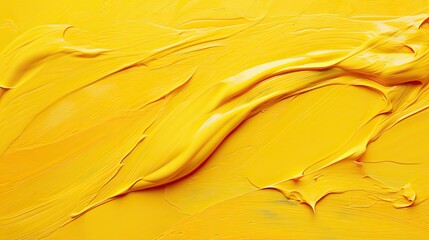 bold yellow paint strokes