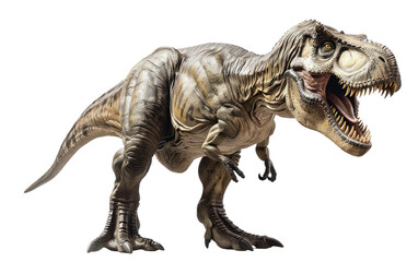 T Rex dinosaur isolated on Transparent background.