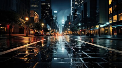 night dark cityscape