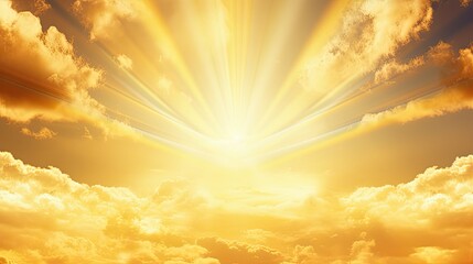 vibrant yellow rays background